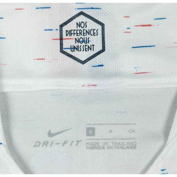 France FFF Mbappe World Cup Soccer Jersey Men's Small White Red Blue World Cup - Picture 3 of 15